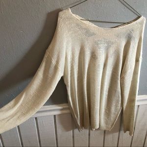 Forever 21 crisscross sweater